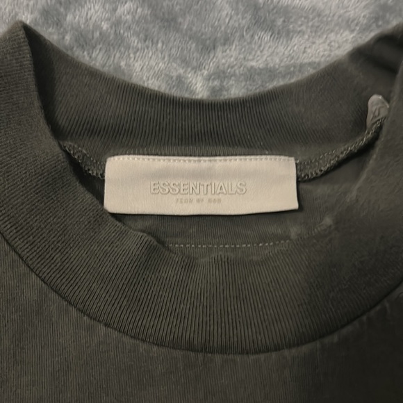 Essentials Fear of God Logo T-Shirt Brown XL WILLING TO NEGOTIATE - Picture 4 of 4